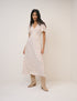 White Floral Atlas Midi Dress