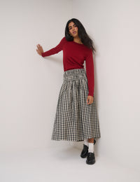 Red Crew Neck Jumper