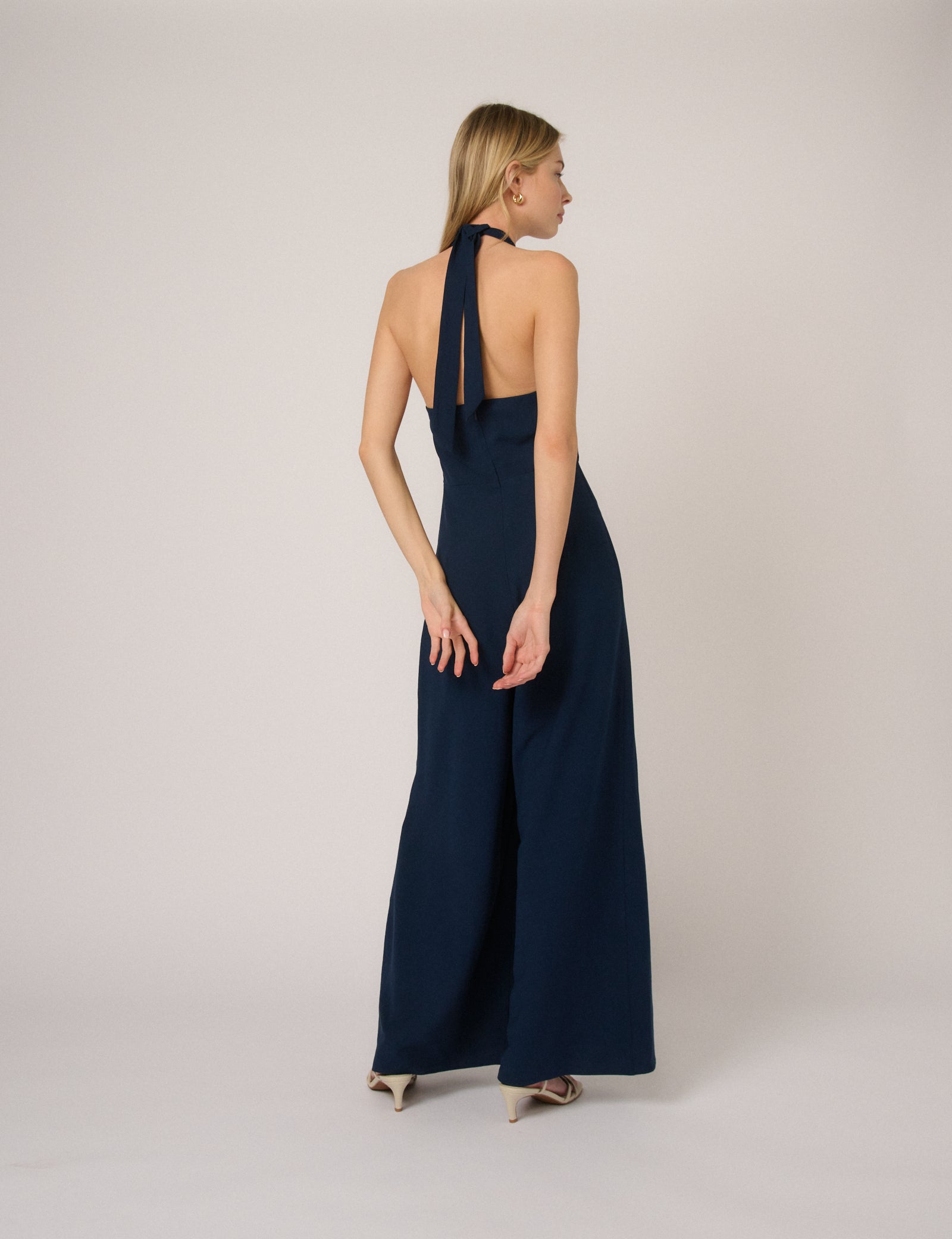 Navy Halterneck Shelby Jumpsuit