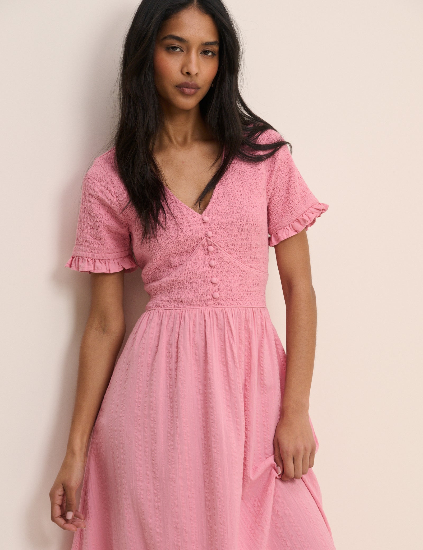 新品 AGNONA Knit midi dress ベージュ ワンピース S セール】アンサンブル クロスニット ノースリーブ ワンピース