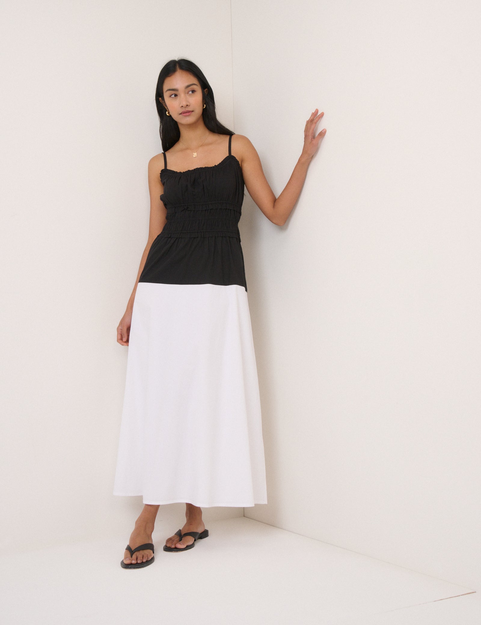 alina midi dress Alina Midi Dress in Bhatia Floral Black