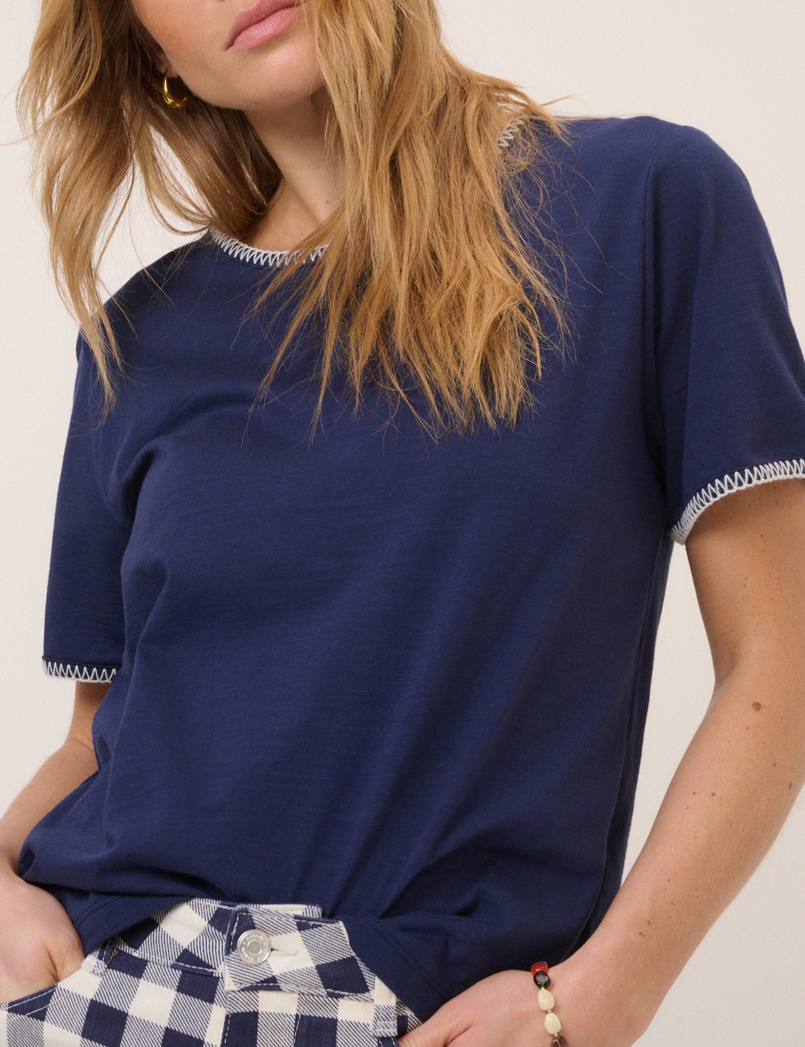 Navy Stitch T-shirt