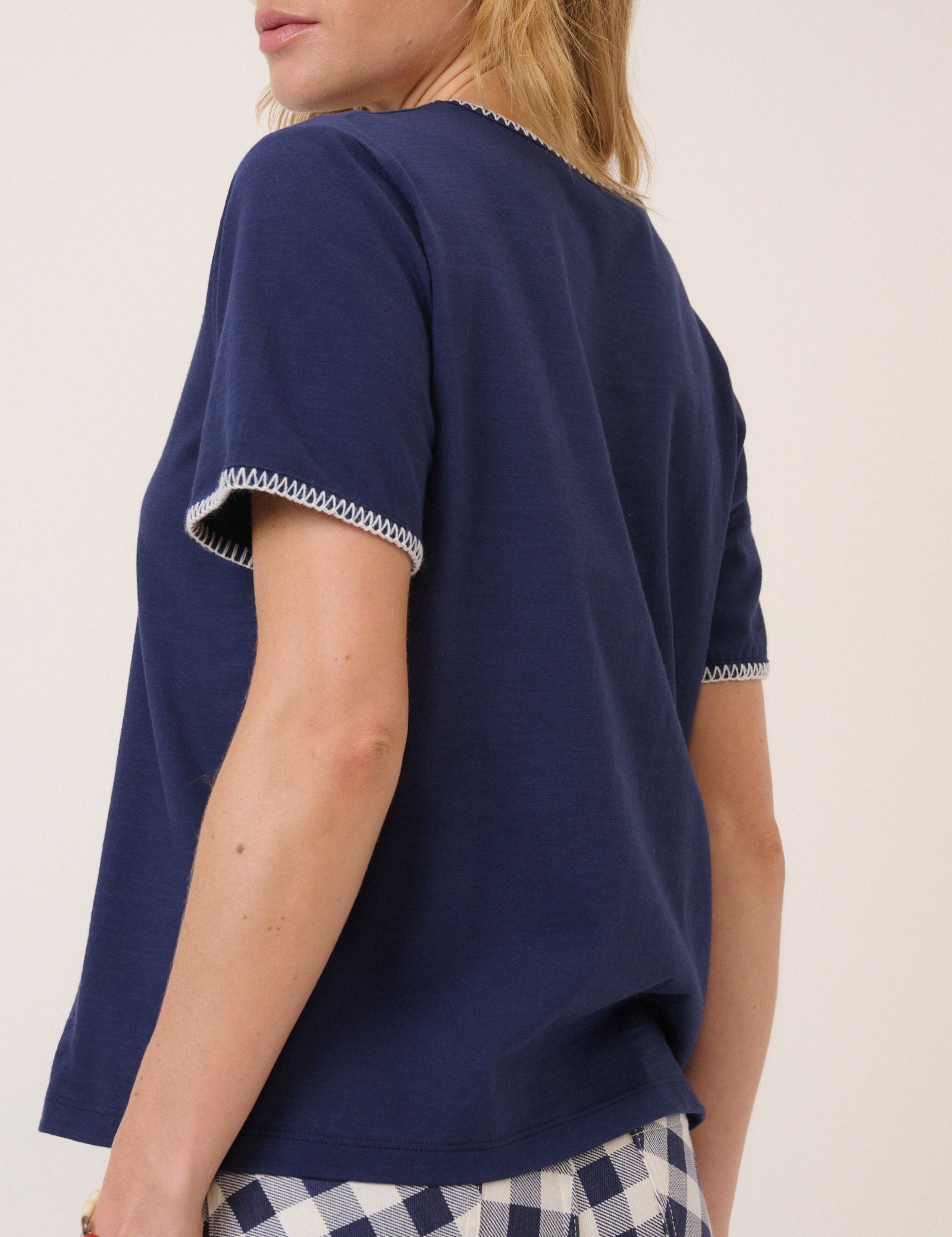 Navy Stitch T-shirt