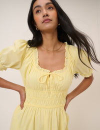 Butter Yellow Tula Midi Dress