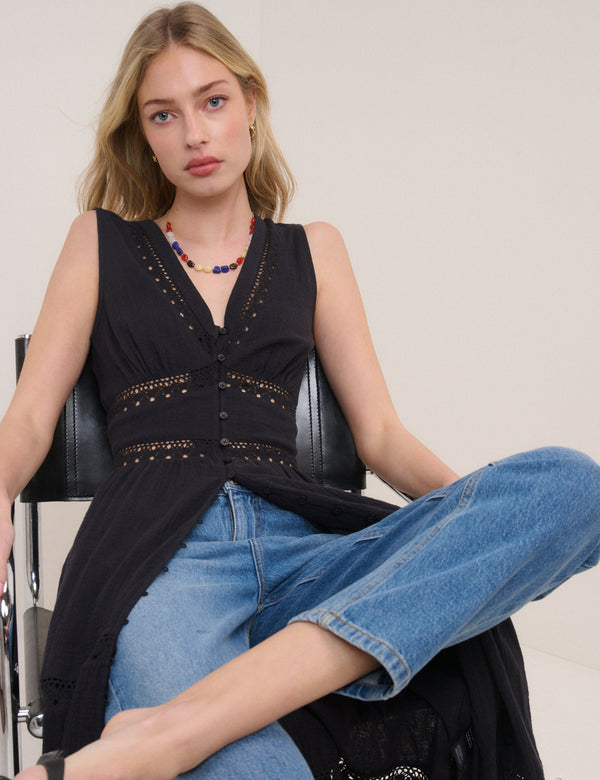 Black Wrena Midi Dress