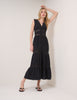 Black Wrena Midi Dress