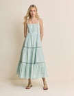 Mint Green Tiered Hayden Midi Dress