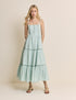 Mint Green Tiered Hayden Midi Dress
