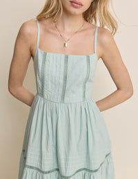 Mint Green Tiered Hayden Midi Dress