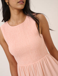 Light Pink Sleeveless Charlie Midaxi Dress