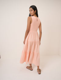 Light Pink Sleeveless Charlie Midaxi Dress