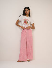 White Fruits Graphic T-Shirt