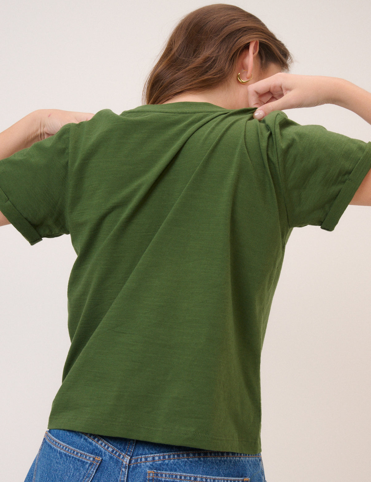 Dark Green Soleil Graphic T-Shirt