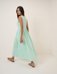 Mint Green Cora Midi Dress