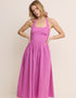 Pink Halterneck Hallie Midi Dress