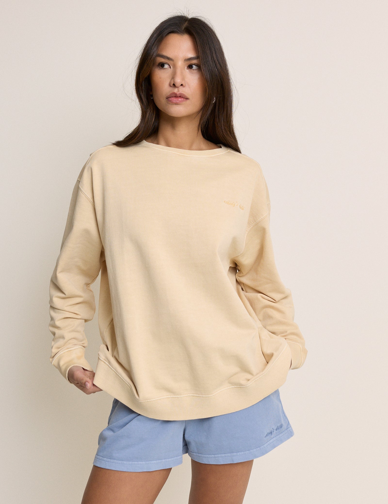 Yellow Relaxed Fit Sweatshirt