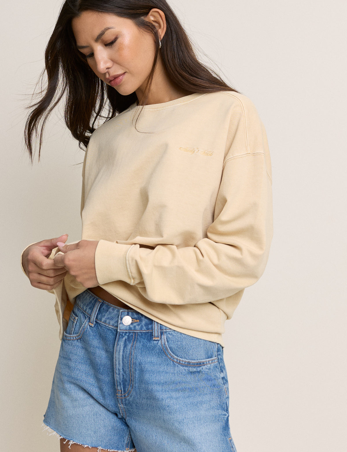 Yellow Relaxed Fit Sweatshirt