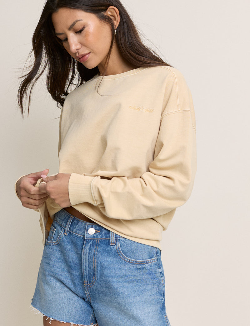 Yellow Relaxed Fit Sweatshirt