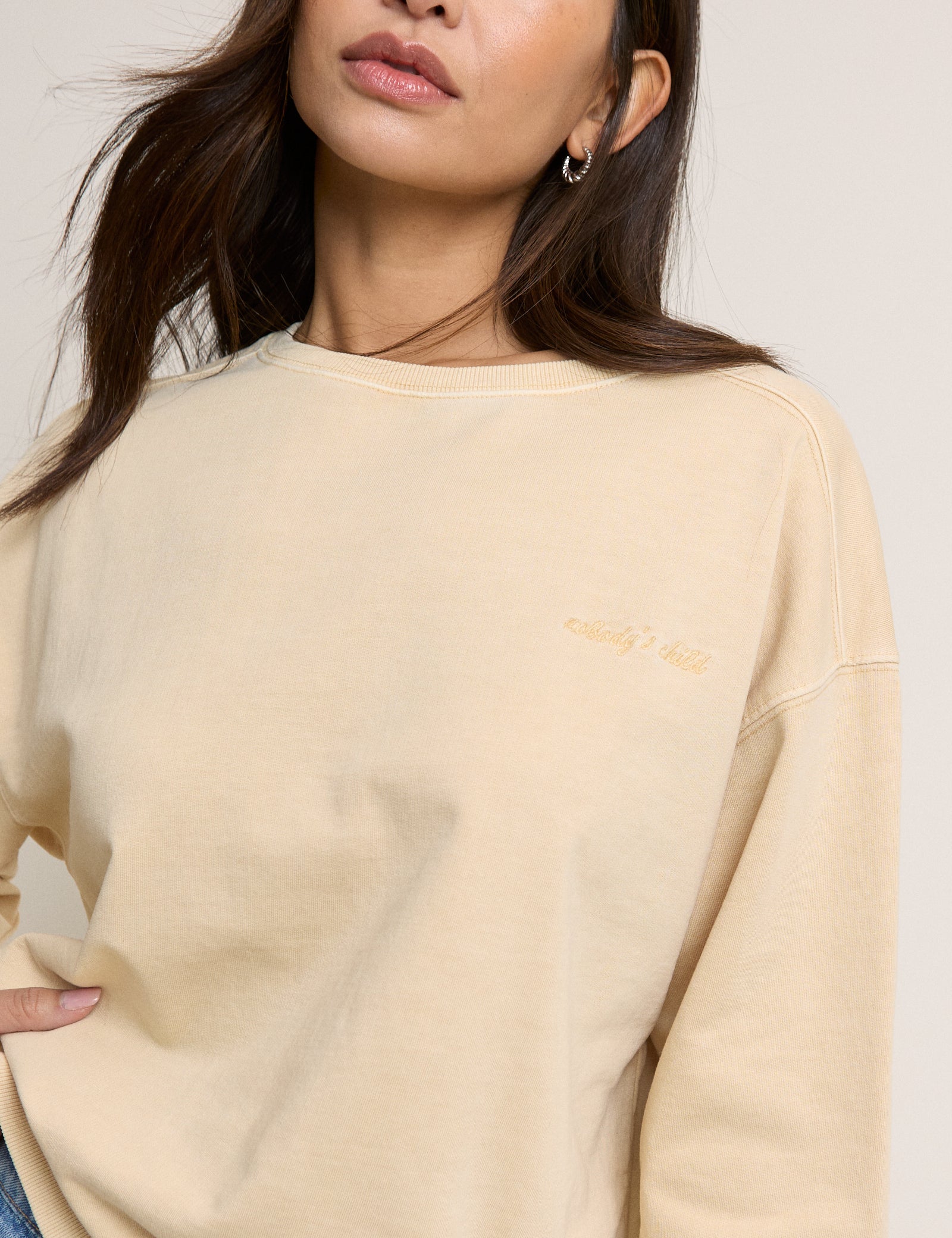 Yellow Relaxed Fit Sweatshirt