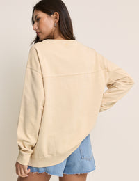 Yellow Relaxed Fit Sweatshirt