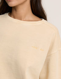 Yellow Relaxed Fit Sweatshirt