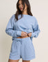 Light Blue Relaxed Fit Sweat Shorts