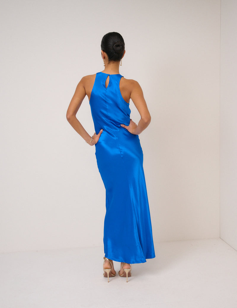 Sleeveless Keyhole Back Midaxi Dress Zahara