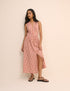 Gingham Sleeveless Starlight Midi Dress
