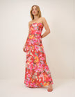 Pink Floral Robyn Maxi Dress