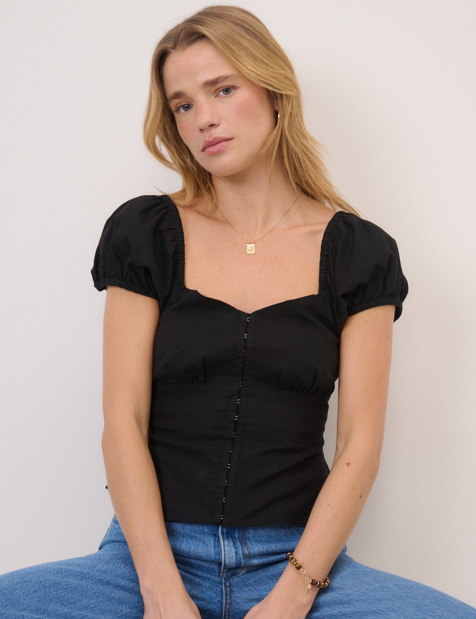 Black Sweetheart Top