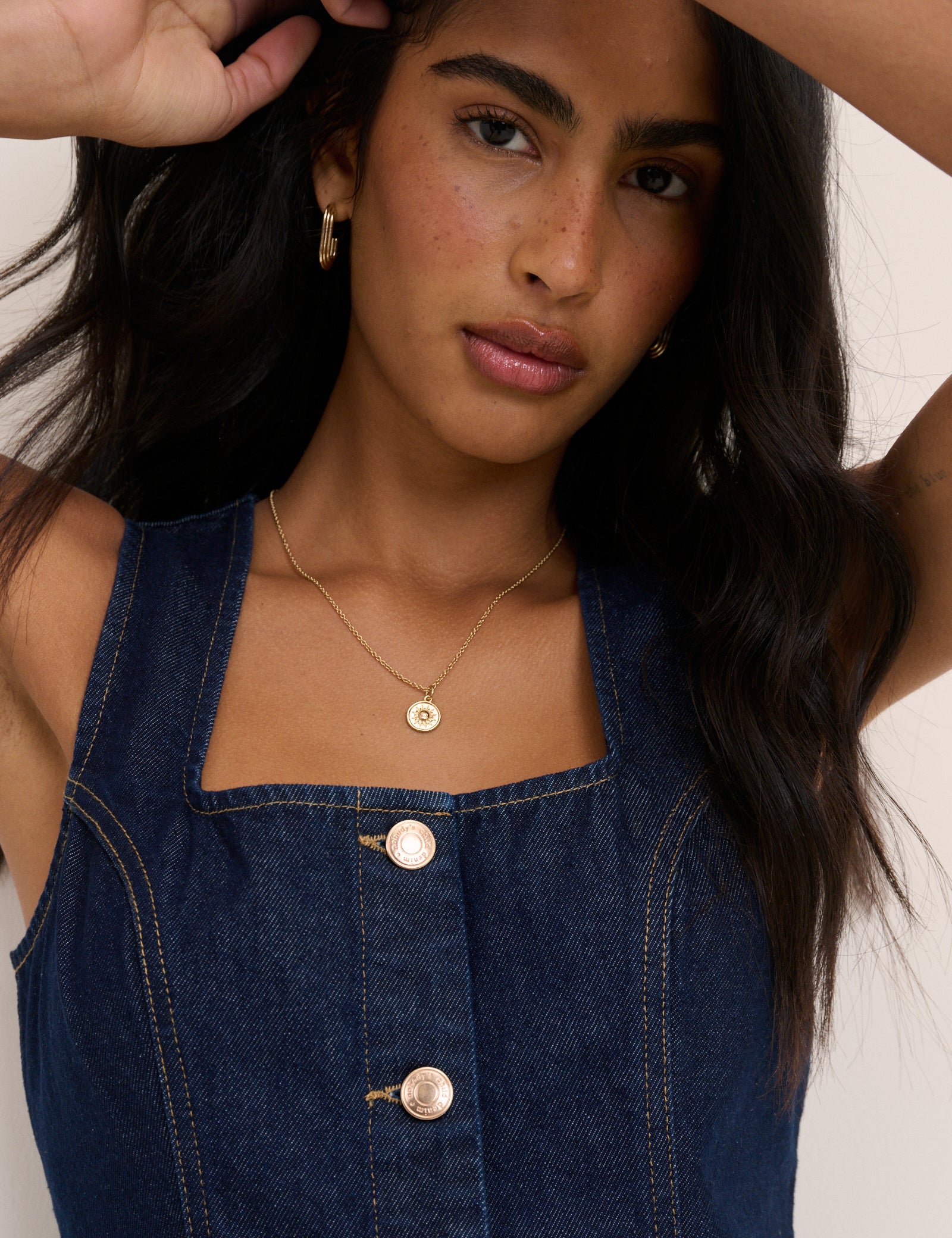 Dark Denim Harvey Fitted Mini Dress