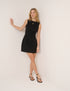 Black Sleeveless Vicky Mini Dress