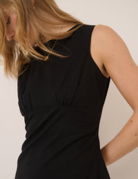 Black Sleeveless Vicky Mini Dress