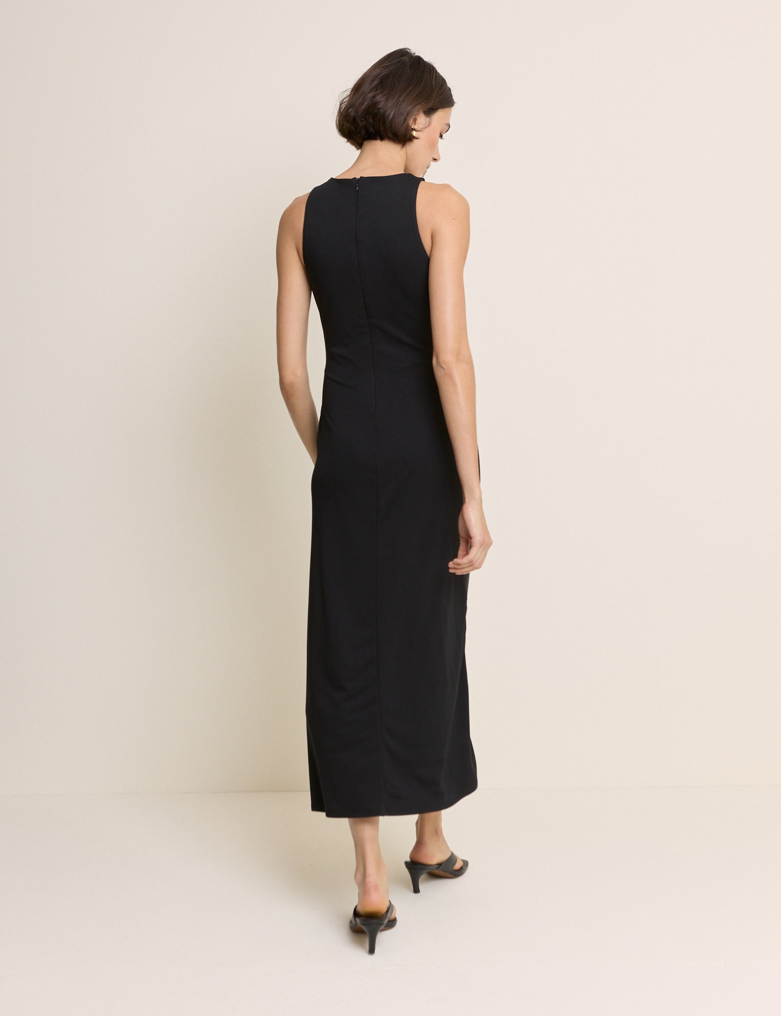 Black Tie Detail Harper Midi Dress