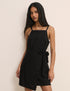 Black Wrap Kourtney Mini Dress