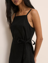 Black Wrap Kourtney Mini Dress