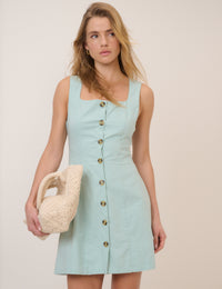 Mint Green Rosie Mini Shift Dress
