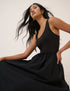Black Racer Back Lexie Midi Dress