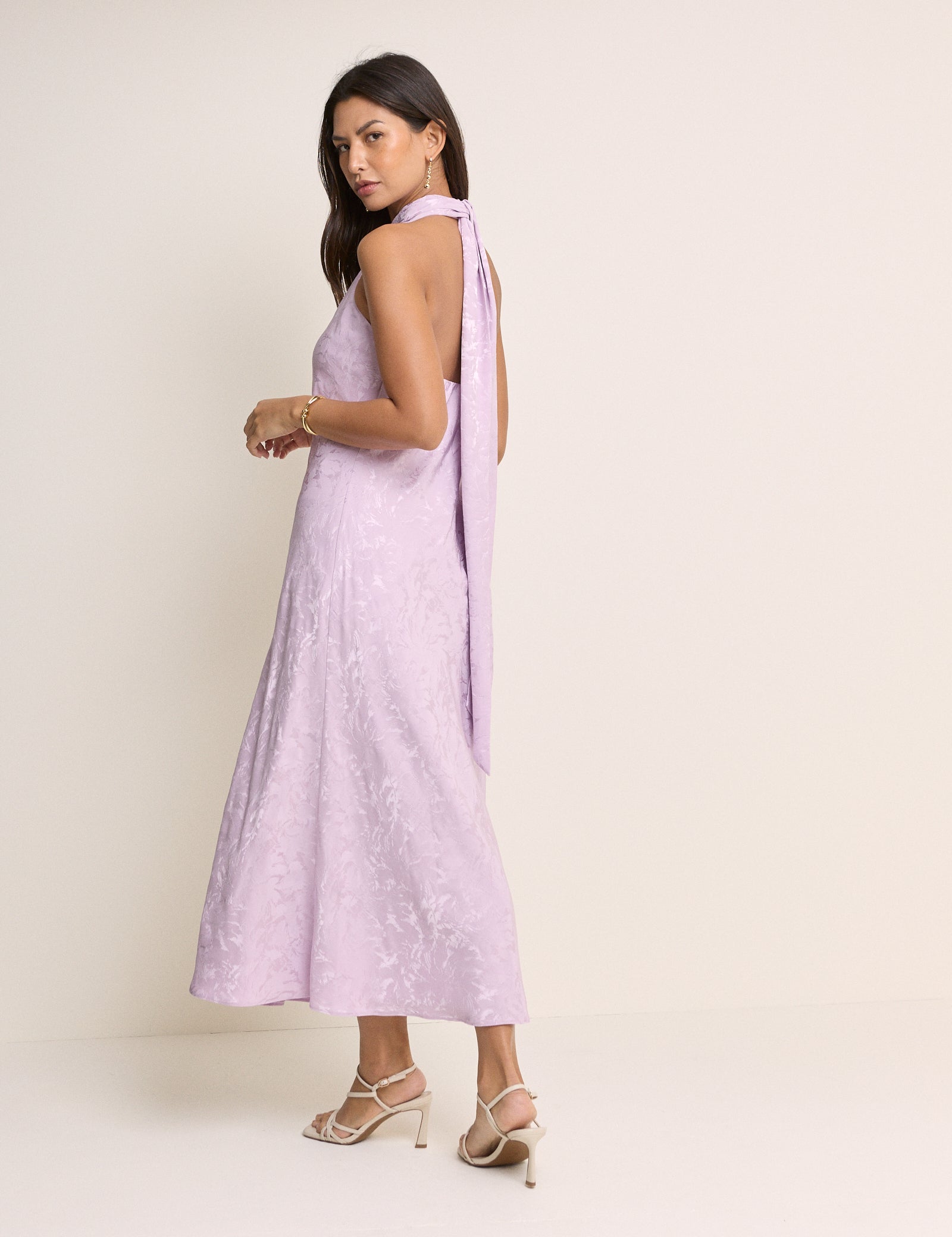 Lilac Floral Fifi Maxi Dress