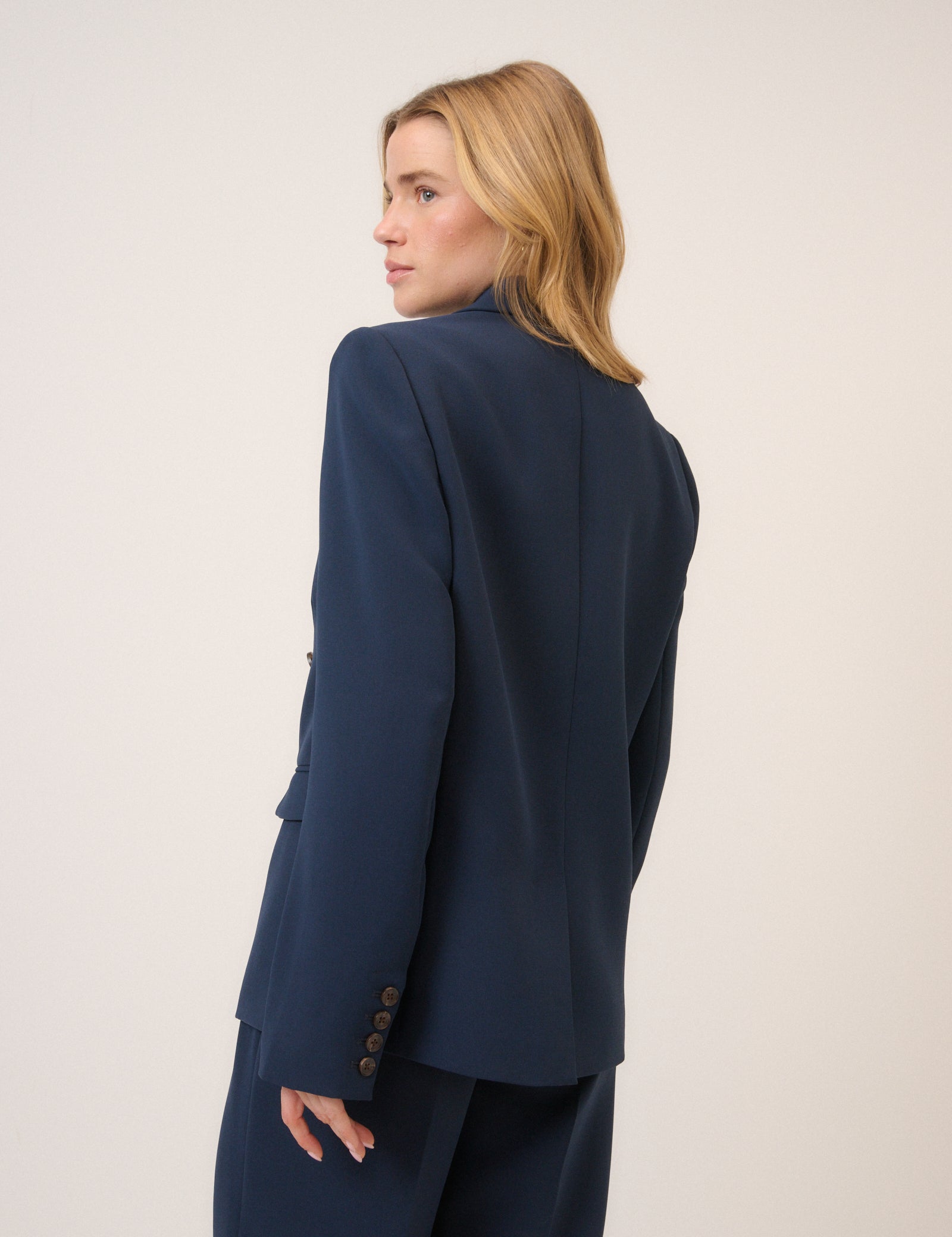Navy Double Breasted Blazer