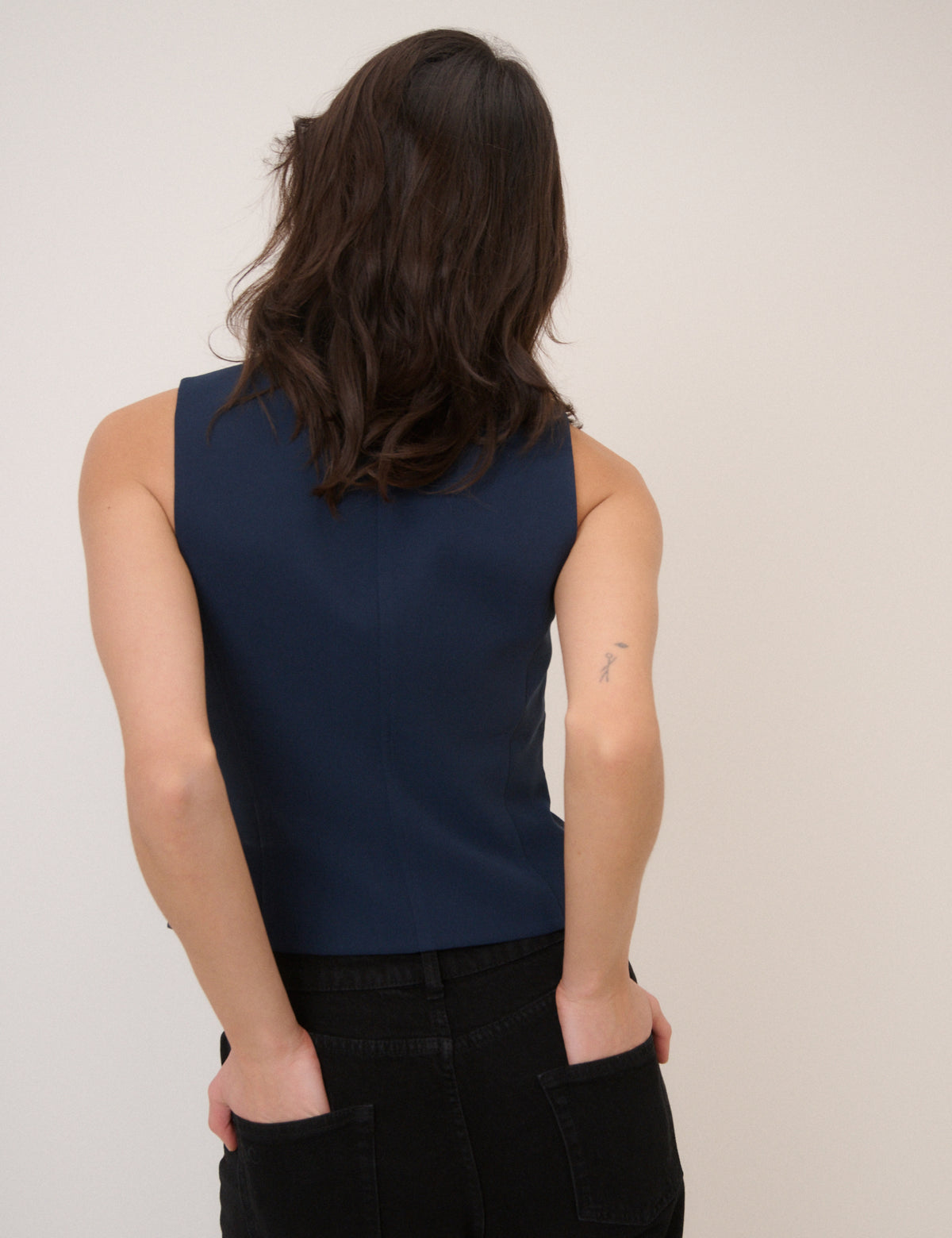 Navy Waistcoat