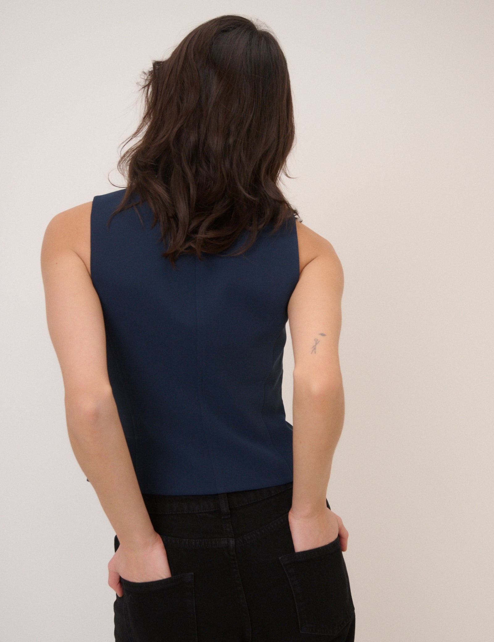 Navy Waistcoat