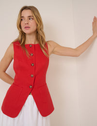 Longline Pocket Waistcoat