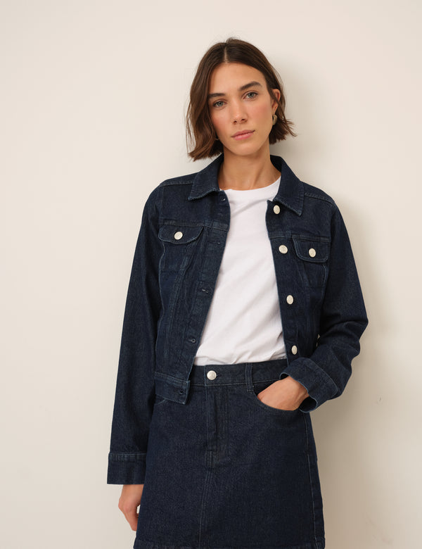 Dark Blue Denim Jacket