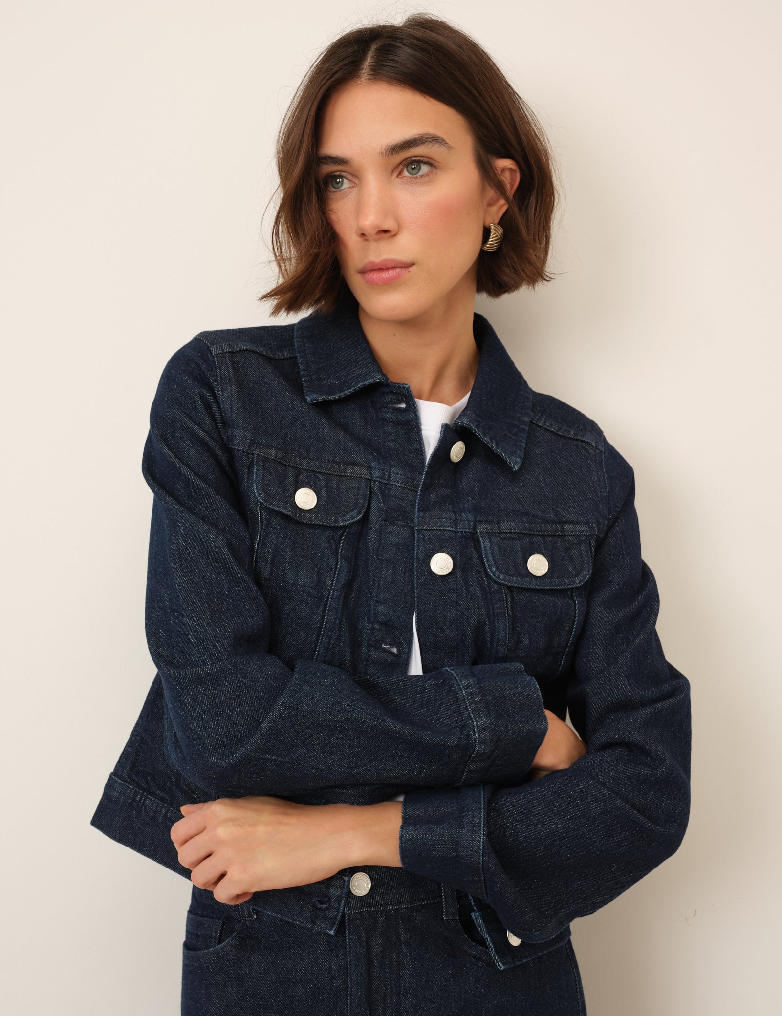Dark Blue Denim Jacket
