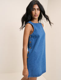 Izzie Pinny Denim Mini Dress
