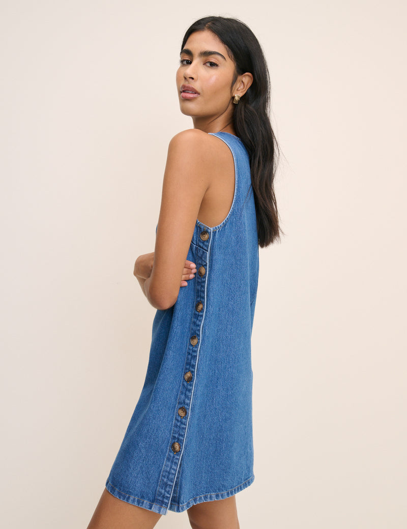 Izzie Denim Shift Dress