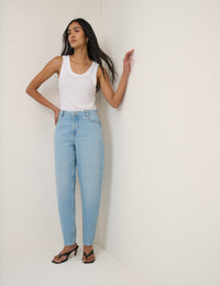 Light Blue Putney Barrel Leg Jeans