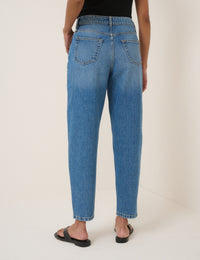 Blue Putney Barrel Leg Jeans