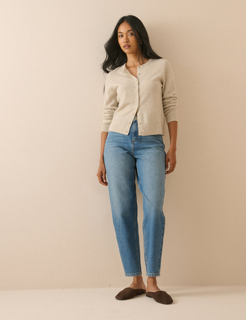 Blue Putney Barrel Leg Jeans